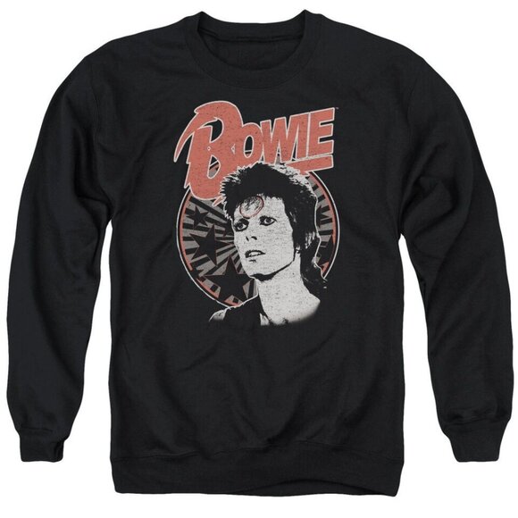 David Bowie Space Oddity Sweatshirt Classic Rock Music Fan Crewneck Pullover 05 - Picture 1 of 5